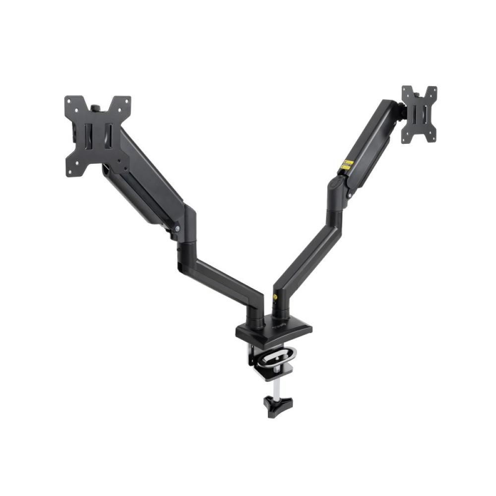 TooQ - DB1434TNR-B soporte para monitor 86,4 cm (34") Escritorio Negro