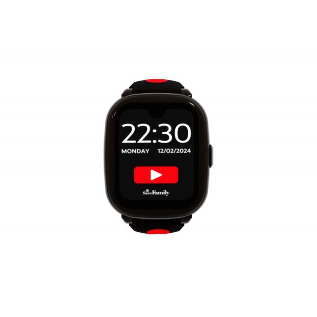 SaveFamily - Iconic Plus 2 4,52 cm (1.78") 40 mm Digital Pantalla táctil 4G Negro Wifi GPS (satélite) - 8437026689391