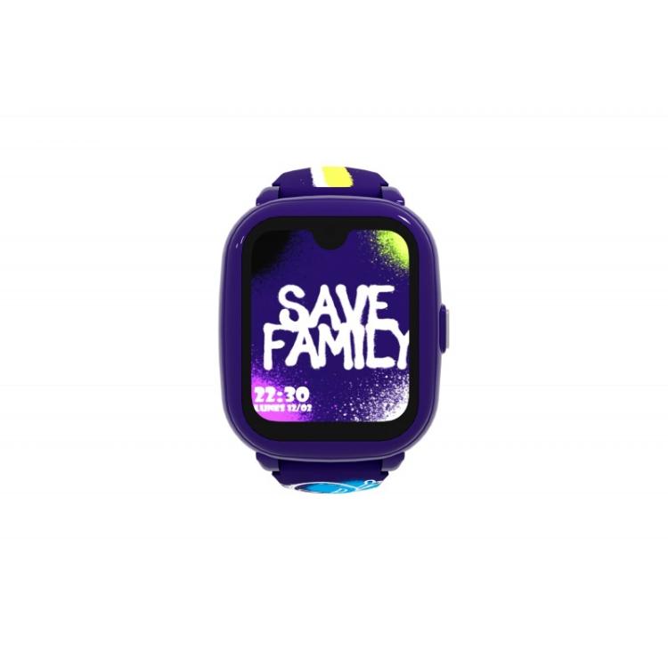 SaveFamily - Iconic Plus 2 4,52 cm (1.78") 40 mm Digital Pantalla táctil 4G Violeta Wifi GPS (satélite)