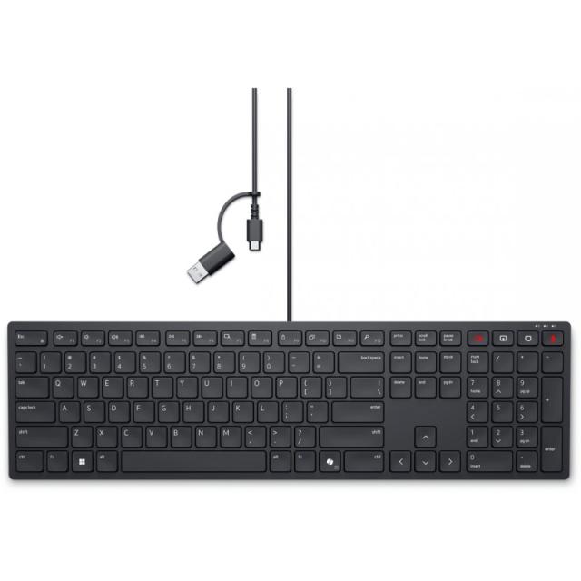 DELL - KB525C teclado Oficina USB QWERTY Español Negro
