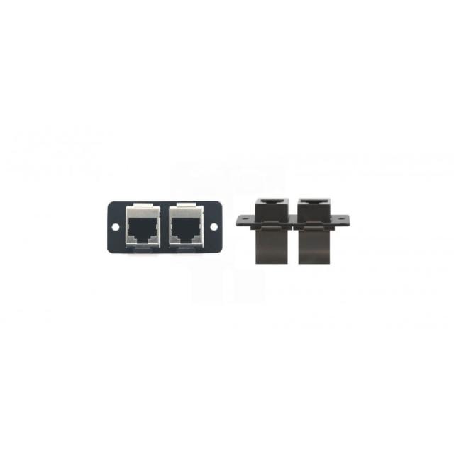 Kramer Electronics - W4545(B) placa de pared y cubierta de interruptor Negro