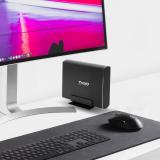 TooQ - TQE-3531B caja para disco duro externo Caja de disco duro (HDD) Negro 3.5"