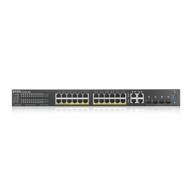 Zyxel - GS2220-28HP-EU0101F switch Gestionado L2 Gigabit Ethernet (10/100/1000) Energía sobre Ethernet (PoE) Negro