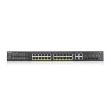 Zyxel - GS2220-28HP-EU0101F switch Gestionado L2 Gigabit Ethernet (10/100/1000) Energía sobre Ethernet (PoE) Negro