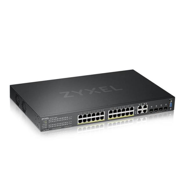 Zyxel - GS2220-28HP-EU0101F switch Gestionado L2 Gigabit Ethernet (10/100/1000) Energía sobre Ethernet (PoE) Negro