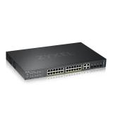 Zyxel - GS2220-28HP-EU0101F switch Gestionado L2 Gigabit Ethernet (10/100/1000) Energía sobre Ethernet (PoE) Negro