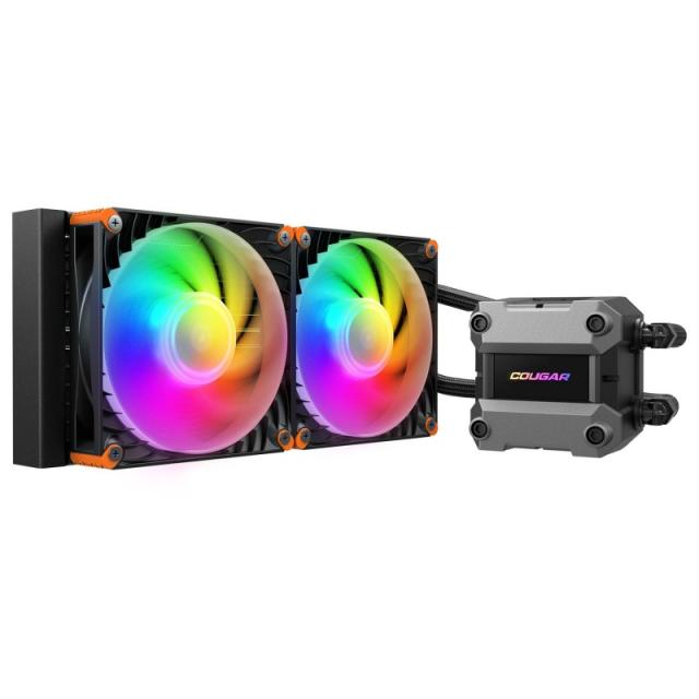 COUGAR - CGR-PSDUTRGB-B-240 Procesador Sistema de refrigeración líquida todo en uno 12 cm Negro 1 pieza(s)