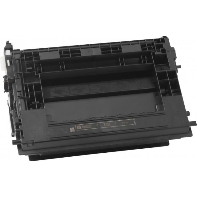 HP - Cartucho de tóner original LaserJet 37X de alta capacidad negro