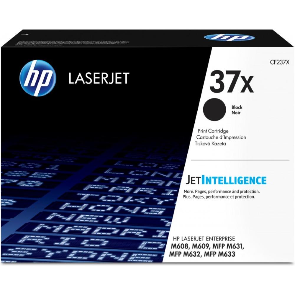 HP - Cartucho de tóner original LaserJet 37X de alta capacidad negro