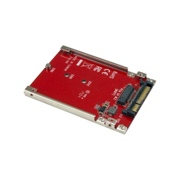 StarTech.com - Tarjeta Adaptador PCI Express M.2 a U.2 SFF8639 para SSD NVMe M.2 - Conversor para SSD M.2 - Tarjeta Anfitrión pa