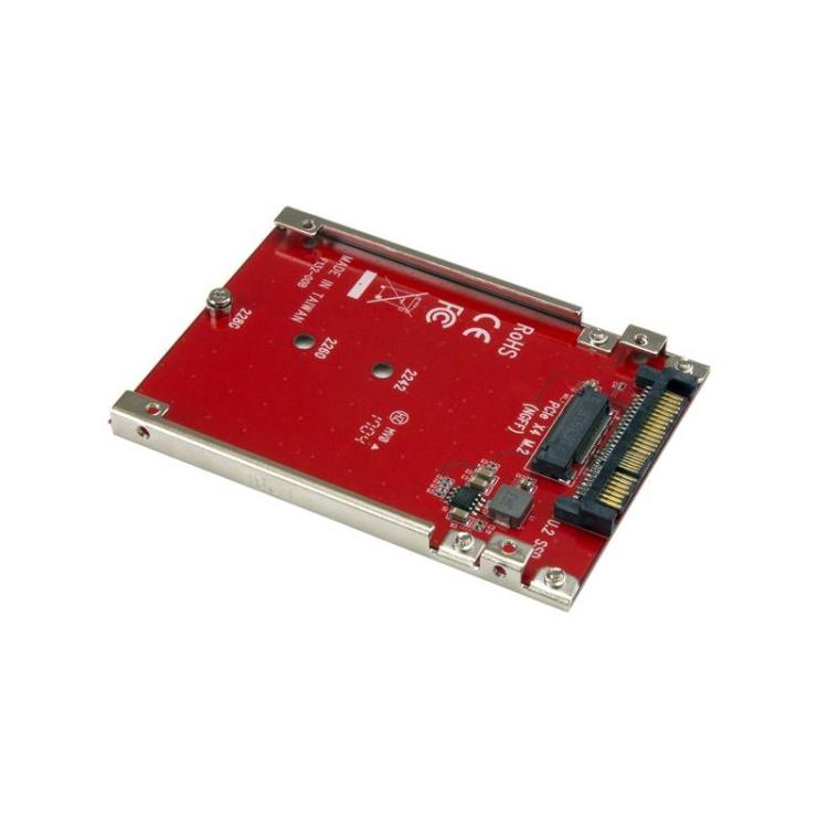 StarTech.com - Tarjeta Adaptador PCI Express M.2 a U.2 SFF8639 para SSD NVMe M.2 - Conversor para SSD M.2 - Tarjeta Anfitrión pa
