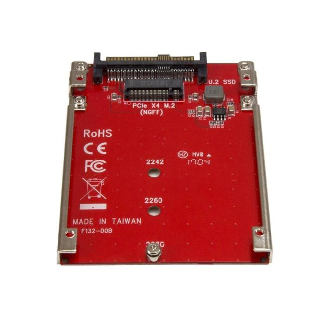 StarTech.com - Tarjeta Adaptador PCI Express M.2 a U.2 SFF8639 para SSD NVMe M.2 - Conversor para SSD M.2 - Tarjeta Anfitrión pa