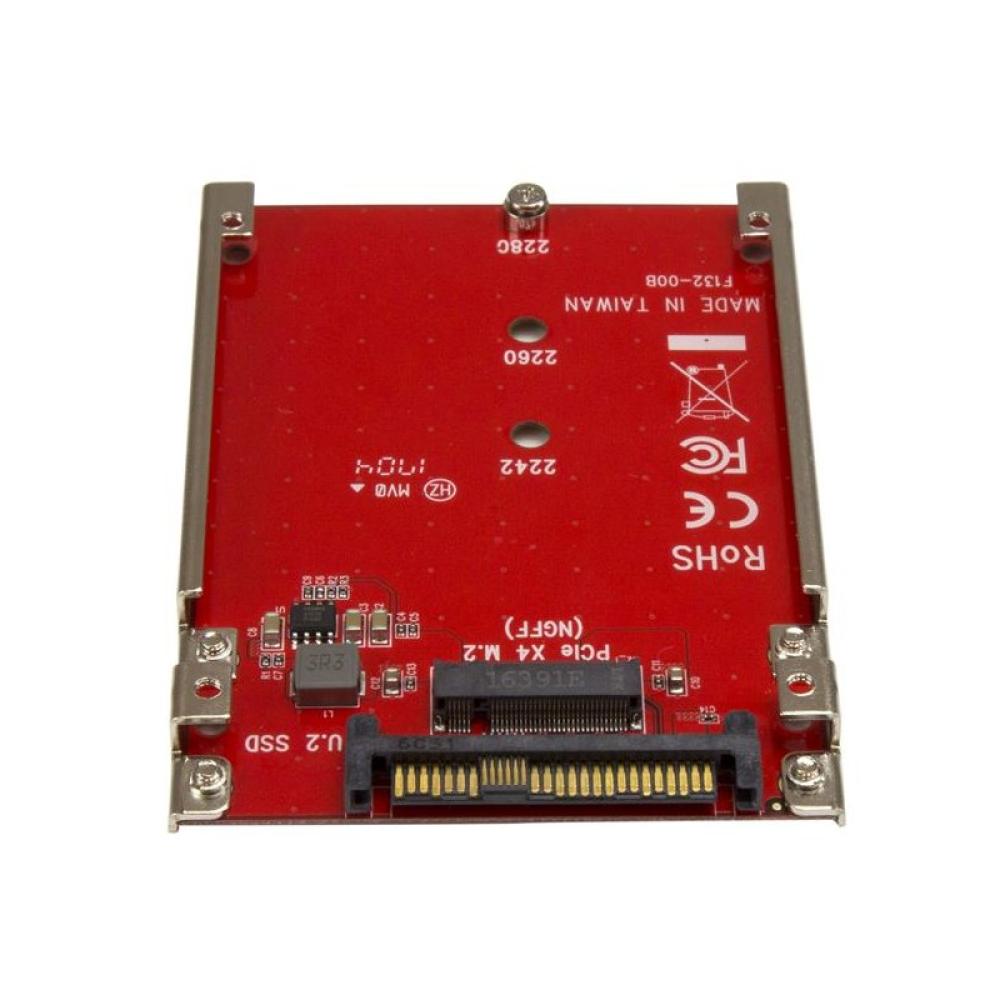 StarTech.com - Tarjeta Adaptador PCI Express M.2 a U.2 SFF8639 para SSD NVMe M.2 - Conversor para SSD M.2 - Tarjeta Anfitrión pa