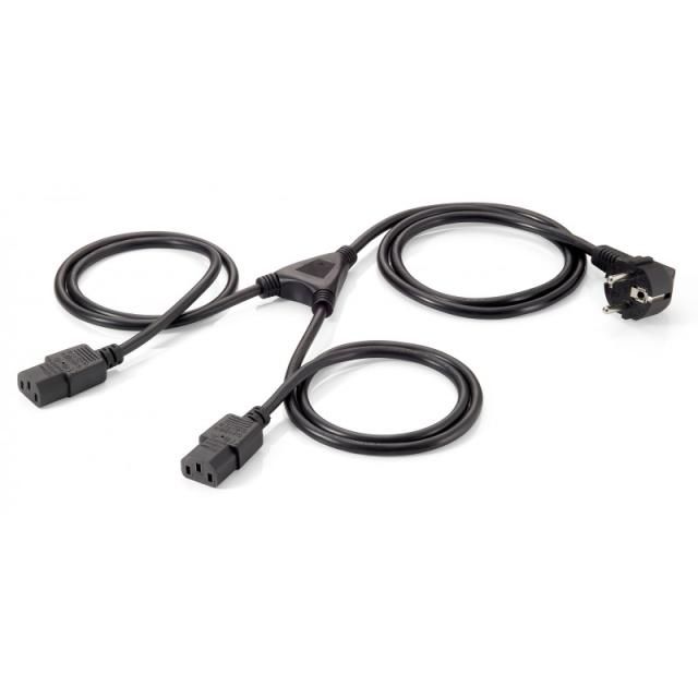 Equip - 112220 cable de transmisión 1,8 m CEE 7/7 Acoplador C13 2 x