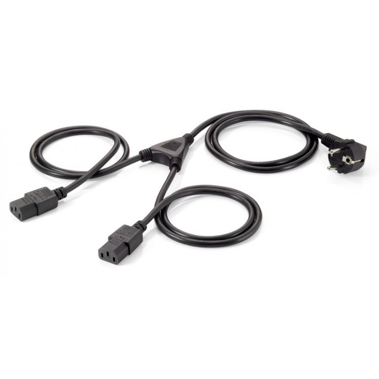Equip - 112220 cable de transmisión 1,8 m CEE 7/7 Acoplador C13 2 x