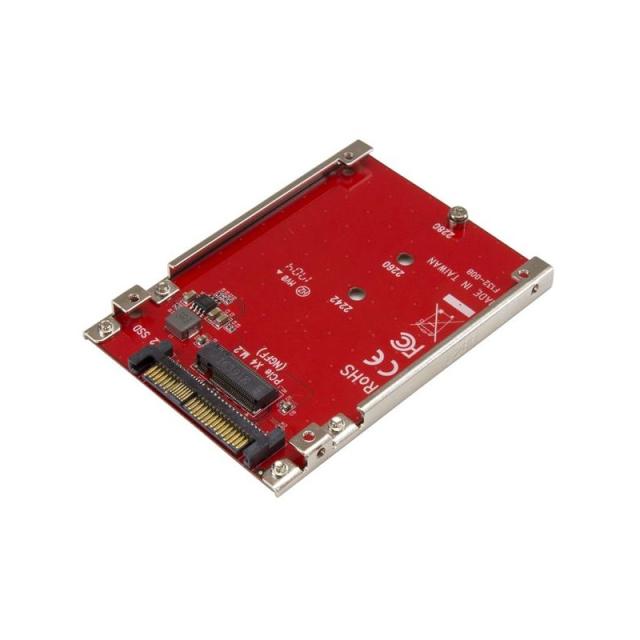 StarTech.com - Tarjeta Adaptador PCI Express M.2 a U.2 SFF8639 para SSD NVMe M.2 - Conversor para SSD M.2 - Tarjeta Anfitrión pa
