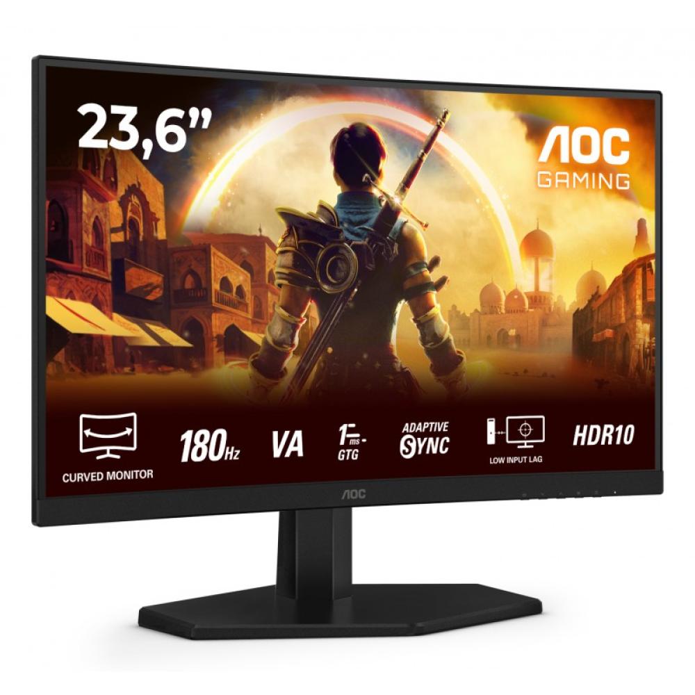 AOC - G4 C24G42E pantalla para PC 59,9 cm (23.6") 1920 x 1080 Pixeles Full HD LED Negro, Rojo