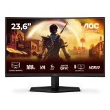 AOC - G4 C24G42E pantalla para PC 59,9 cm (23.6") 1920 x 1080 Pixeles Full HD LED Negro, Rojo