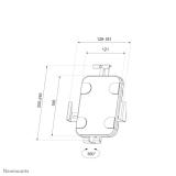 Neomounts - WL15-625BL1 Soporte de pared para tableta 7.9-11" - bloqueable - universal