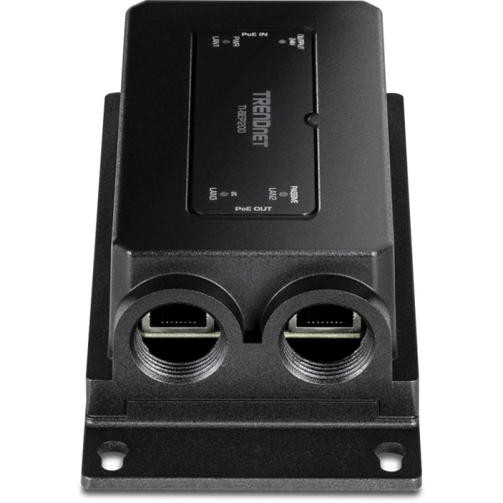 Trendnet - TI-BEP200 ampliador de red Transmisor y receptor de red Negro 10, 100, 1000 Mbit/s