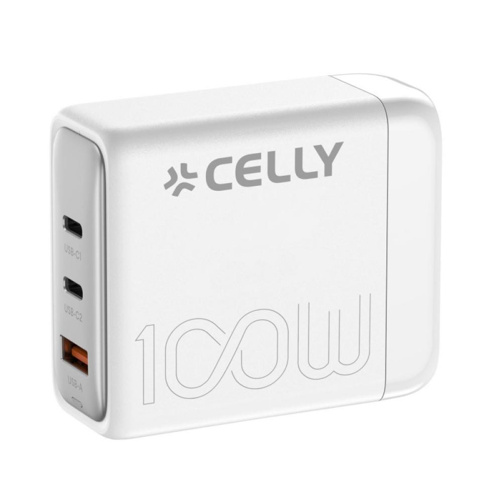 Celly - POWERST 2USBC 1USB 100WGAN WH