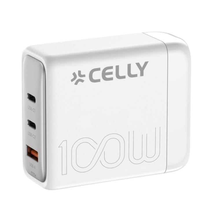Celly - POWERST 2USBC 1USB 100WGAN WH