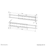 Neomounts - ADM-875BL2 Adaptador de doble pantalla 42-65"