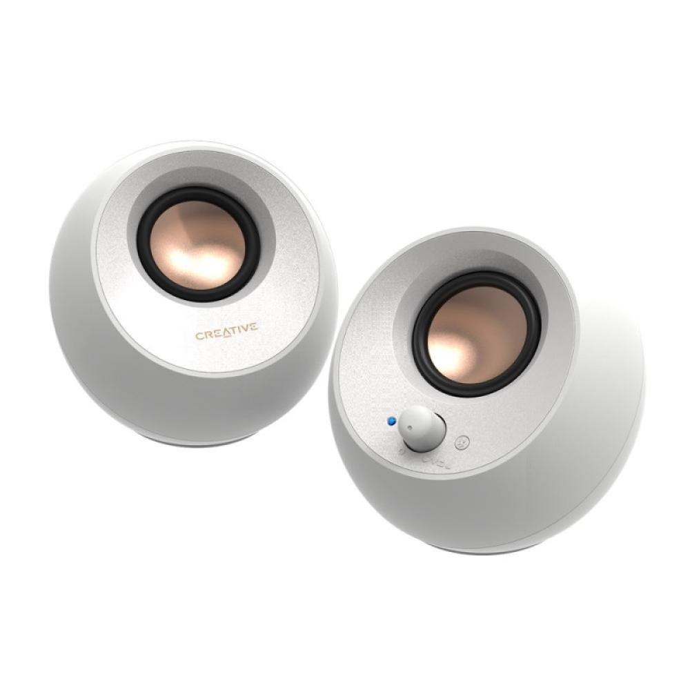 Creative Labs - Pebble V3 Blanco Inalámbrico y alámbrico 10 W