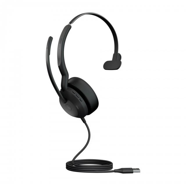 Jabra - Evolve2 50 Auriculares Inalámbrico y alámbrico Diadema Oficina/Centro de llamadas USB tipo A Bluetooth Negro