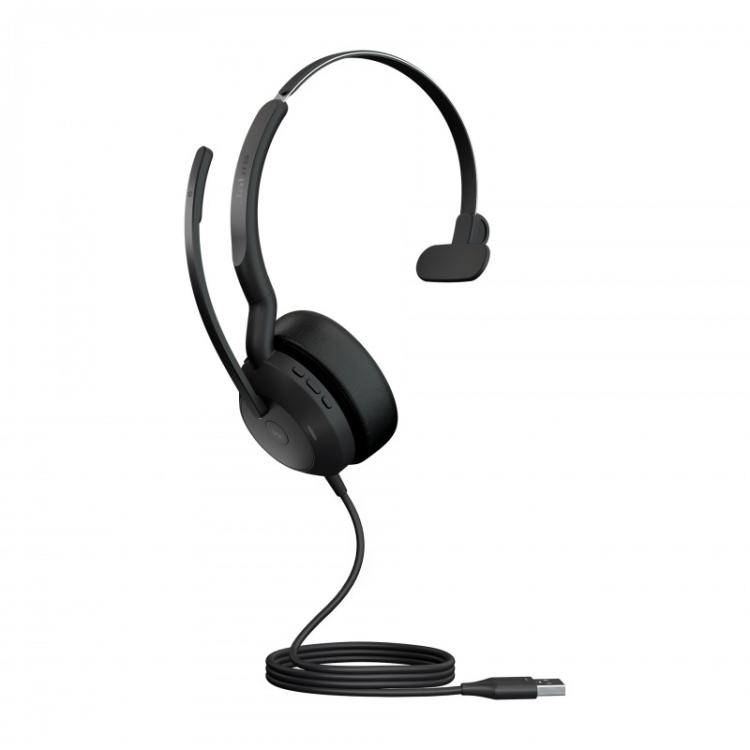 Jabra - Evolve2 50 Auriculares Inalámbrico y alámbrico Diadema Oficina/Centro de llamadas USB tipo A Bluetooth Negro