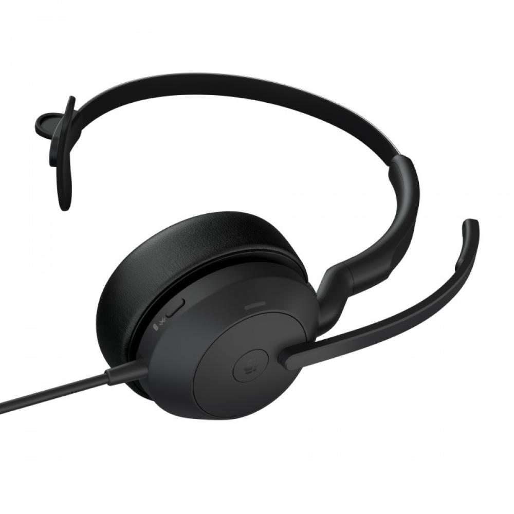 Jabra - Evolve2 50 Auriculares Inalámbrico y alámbrico Diadema Oficina/Centro de llamadas USB tipo A Bluetooth Negro