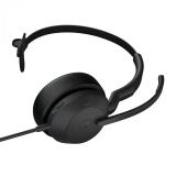 Jabra - Evolve2 50 Auriculares Inalámbrico y alámbrico Diadema Oficina/Centro de llamadas USB tipo A Bluetooth Negro