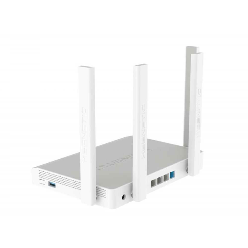 Keenetic - Hopper Router Wi-Fi 6 en malla AX1800 con Smart Switch Gigabit de 4 puertos y puerto USB 3.0