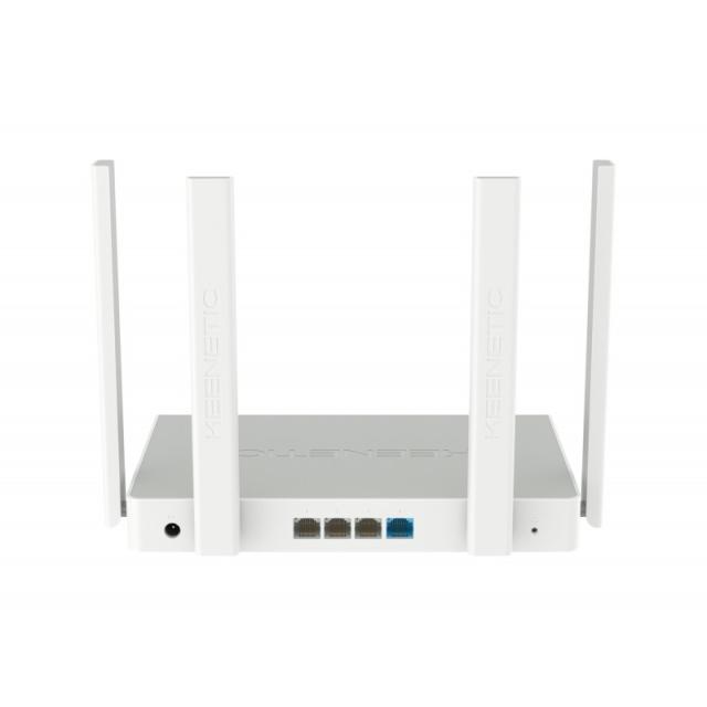 Keenetic - Hopper Router Wi-Fi 6 en malla AX1800 con Smart Switch Gigabit de 4 puertos y puerto USB 3.0