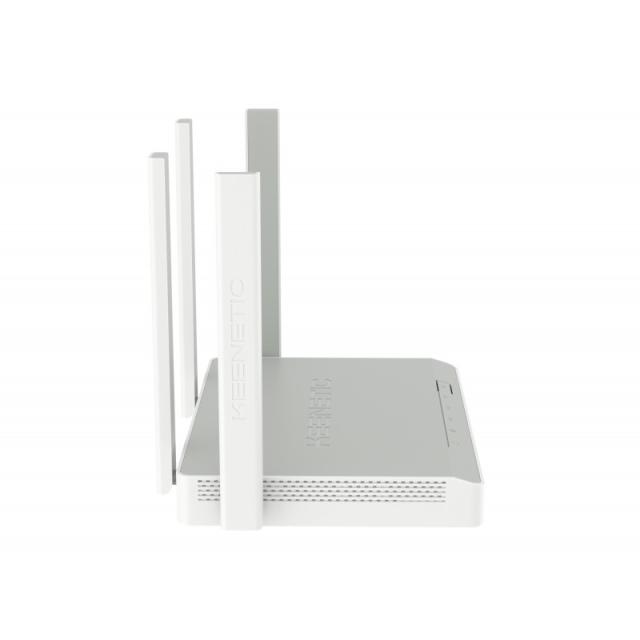Keenetic - Hopper Router Wi-Fi 6 en malla AX1800 con Smart Switch Gigabit de 4 puertos y puerto USB 3.0