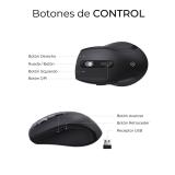 SUBBLIM - Teclado con ratón COMBO DUAL OFFICE PROWAVE BLACK