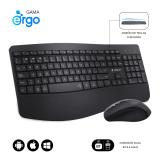SUBBLIM - Teclado con ratón COMBO DUAL OFFICE PROWAVE BLACK