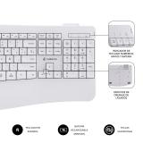 SUBBLIM - Teclado con ratón COMBO DUAL OFFICE PROWAVE WHITE
