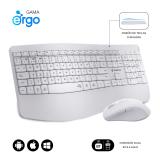 SUBBLIM - Teclado con ratón COMBO DUAL OFFICE PROWAVE WHITE