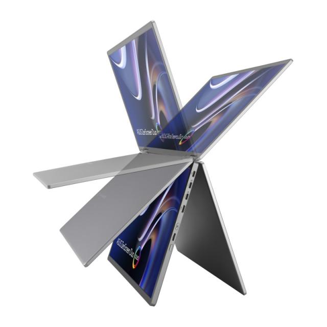 ASUS - ZenScreen Duo OLED MQ149CD pantalla para PC 35,6 cm (14") 1920 x 1200 Pixeles WUXGA Plata