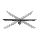 Neomounts - DS42-430BL14 Soporte da mesa para TV 32-55"- atornillable - girar