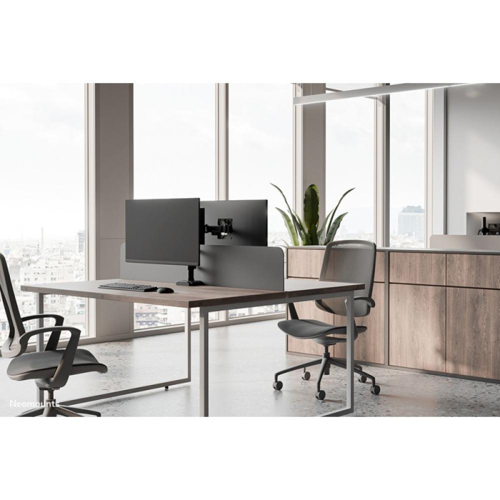 Neomounts - DS60-600BL1 Brazo de monitor 10-32" - Quick-fix - Tope-a-180°