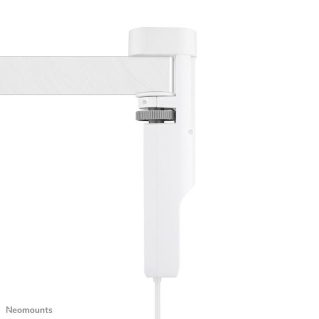 Neomounts - DS22-840WH6 Regleta de sobremesa con abrazadera y puertos USB-C y USB-A - carga rápida