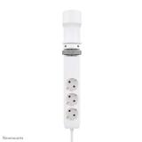 Neomounts - DS22-840WH6 Regleta de sobremesa con abrazadera y puertos USB-C y USB-A - carga rápida