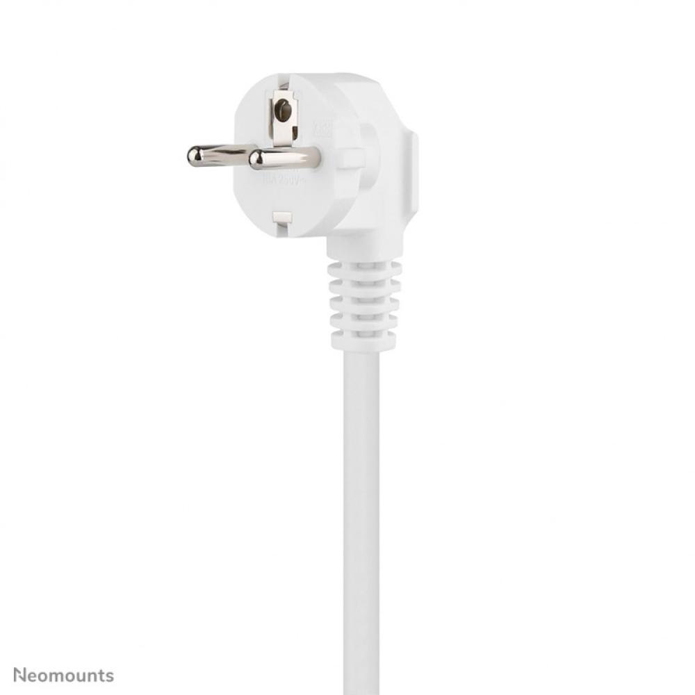 Neomounts - DS22-840WH6 Regleta de sobremesa con abrazadera y puertos USB-C y USB-A - carga rápida