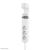 Neomounts - DS22-840WH6 Regleta de sobremesa con abrazadera y puertos USB-C y USB-A - carga rápida