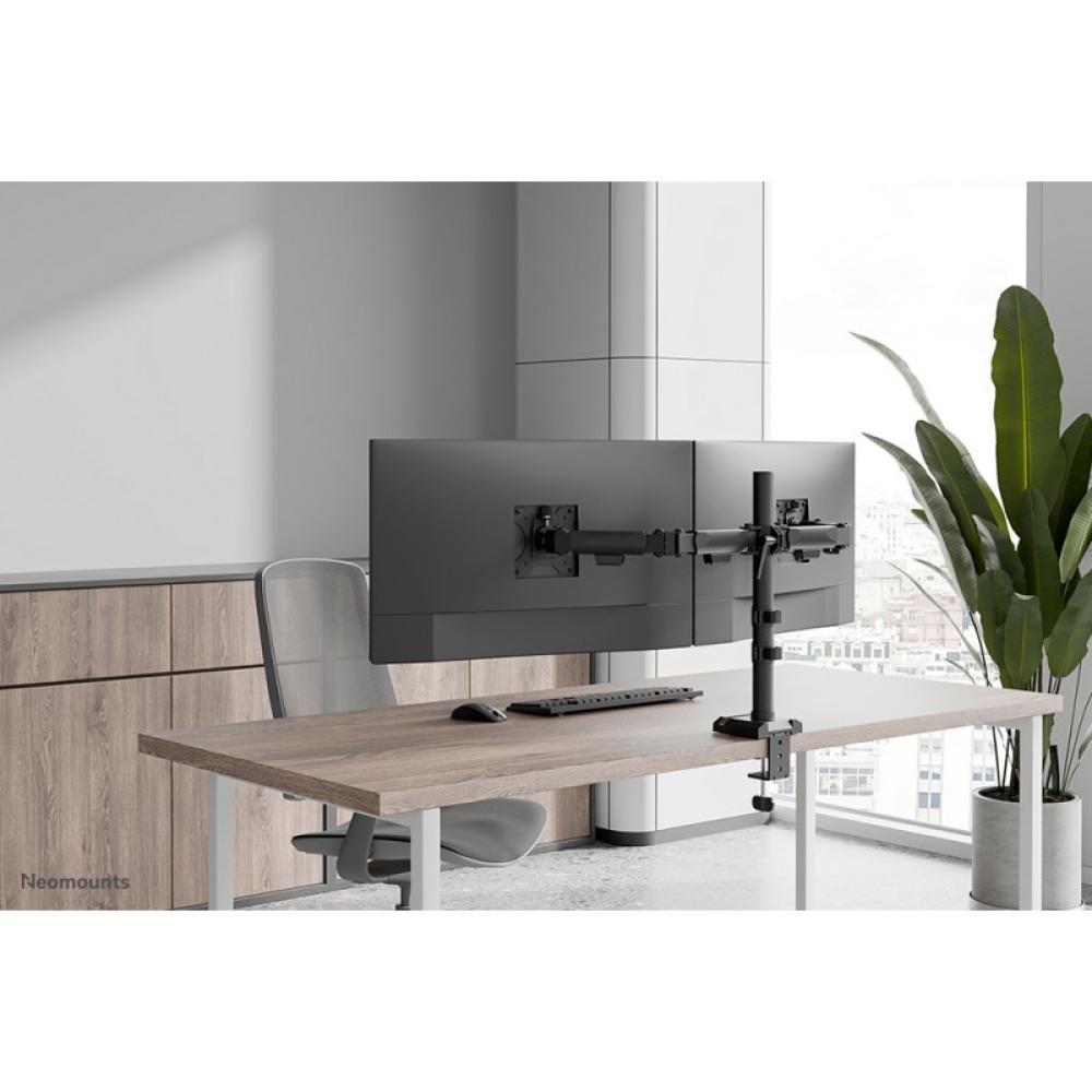 Neomounts - DS60-600BL2 Brazo de monitor 10-32" - Quick-fix - Tope-a-180°