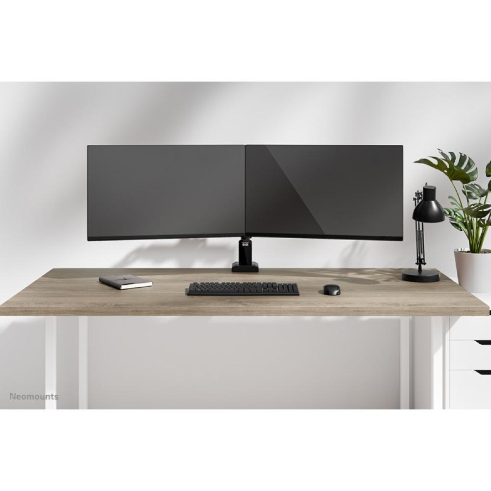 Neomounts - DS60-600BL2 Brazo de monitor 10-32" - Quick-fix - Tope-a-180°