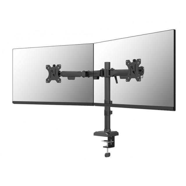 Neomounts - DS60-600BL2 Brazo de monitor 10-32" - Quick-fix - Tope-a-180°