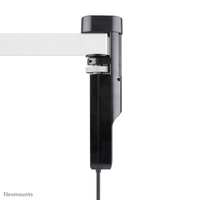Neomounts - DS22-840BL6 Regleta de sobremesa con abrazadera y puertos USB-C y USB-A - carga rápida